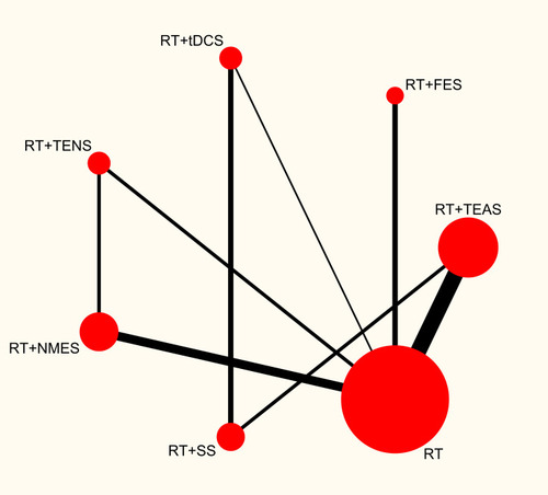 Figure 5 Network plot of MBI.