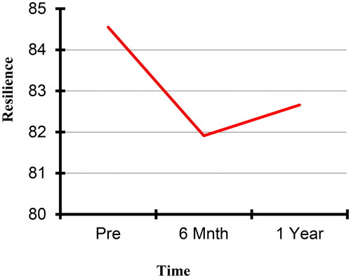 Figure 1. Changes in resilience over time.