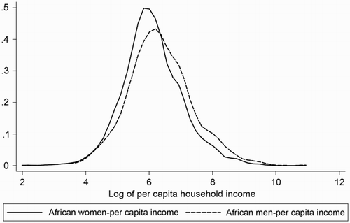 Figure 1. Per-capita household income. Source: NIDS (Citation2008).