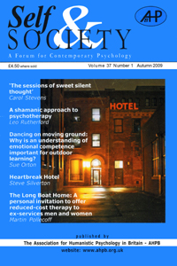 Cover image for Self & Society, Volume 37, Issue 1, 2009