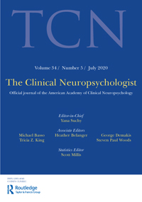 Cover image for The Clinical Neuropsychologist, Volume 34, Issue 5, 2020