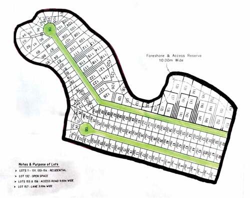 Figure 3. Relocation area plans