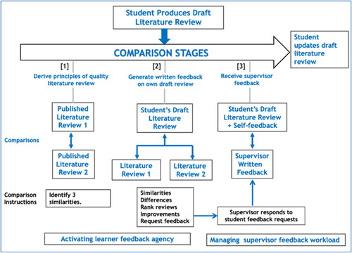 Figure 1. Sequence of comparison activities.