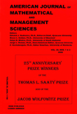 Cover image for American Journal of Mathematical and Management Sciences, Volume 26, Issue 1-2, 2006