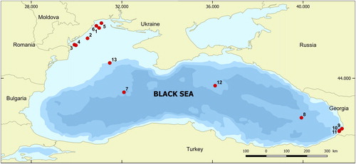 Figure 1. Map of sampling stations.