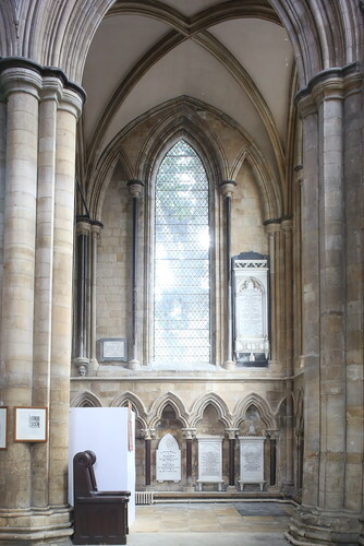 Fig. 25. Beverley Minster: north transept, west aisleS. Harrison
