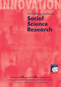 Cover image for Innovation: The European Journal of Social Science Research, Volume 28, Issue 3, 2015