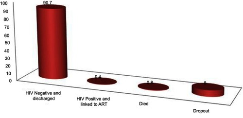 Figure 1 Final status of HIV-exposed infants in Adama town, 2013–2016.
