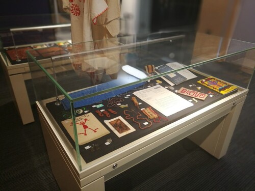 Figure 3. Selection of items on display at Crafting Resistance exhibition.