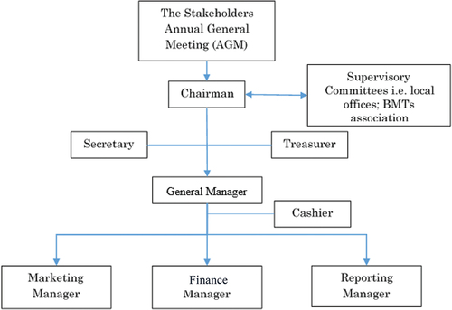 Figure 2. The typical corporate governance mechanism of a BMT.