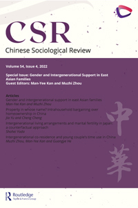 Cover image for Chinese Sociological Review, Volume 54, Issue 4, 2022