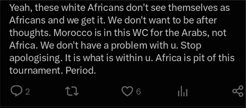 Figure 5. Moroccans are white Africans.