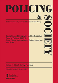 Cover image for Policing and Society, Volume 30, Issue 1, 2020
