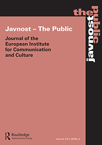 Cover image for Javnost - The Public, Volume 25, Issue 3, 2018