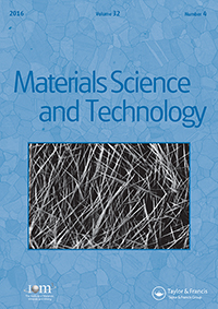 Cover image for Materials Science and Technology, Volume 32, Issue 4, 2016