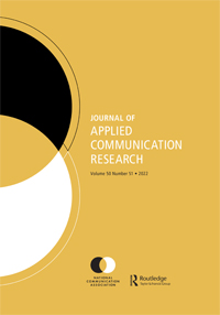 Cover image for Journal of Applied Communication Research, Volume 50, Issue sup1, 2022
