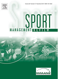 Cover image for Sport Management Review, Volume 22, Issue 5, 2019