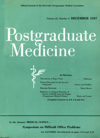 Cover image for Postgraduate Medicine, Volume 22, Issue 6, 1957