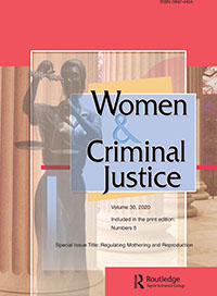 Cover image for Women & Criminal Justice, Volume 30, Issue 5, 2020