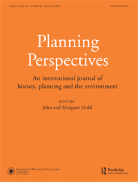 Cover image for Planning Perspectives, Volume 36, Issue 6, 2021