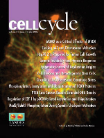 Cover image for Cell Cycle, Volume 4, Issue 7, 2005