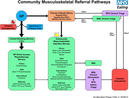 Figure 4. Community musculoskeletal referral pathways.