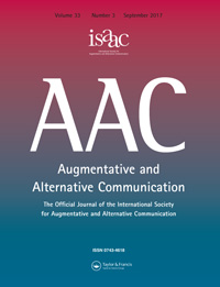 Cover image for Augmentative and Alternative Communication, Volume 33, Issue 3, 2017