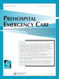 Cover image for Prehospital Emergency Care, Volume 23, Issue 6, 2019