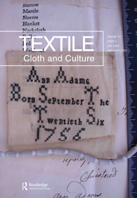 Cover image for TEXTILE, Volume 14, Issue 2, 2016