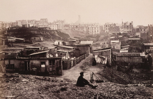 Figure 1. Lecture Slide 7.38: Charles Marville, Top of the rue Champlain, View to the Right (1877–1878). (Les Musées de la Ville de Paris.)