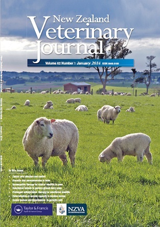 Cover image for New Zealand Veterinary Journal, Volume 62, Issue 1, 2014