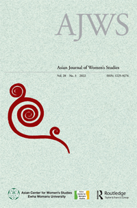 Cover image for Asian Journal of Women's Studies, Volume 28, Issue 3, 2022