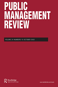 Cover image for Public Management Review, Volume 24, Issue 10, 2022