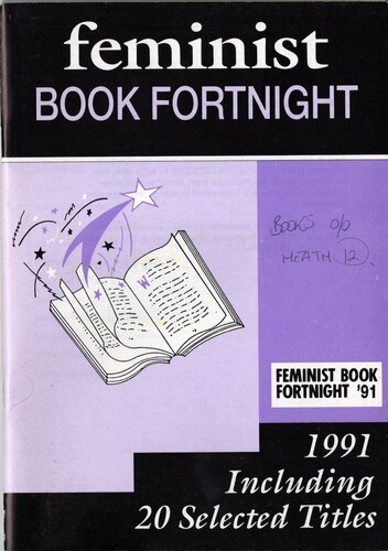 Figure 8. Feminist Book Week catalogue 1991. Reproduced by permission of Feminist Book Fortnight Group.