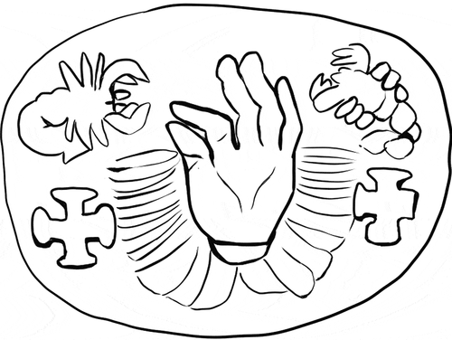 Figure 3. The seal from the Mohsen Foroughi’s collection (drawing by Eleonora Skupniewicz)