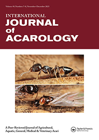 Cover image for International Journal of Acarology, Volume 49, Issue 7-8, 2023