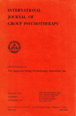 Cover image for International Journal of Group Psychotherapy, Volume 21, Issue 4, 1971