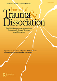 Cover image for Journal of Trauma & Dissociation, Volume 23, Issue 2, 2022