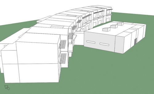 Figure 3. Computer model (Integrated Environmental Solutions) of Ellingham School designed by ECD Architects, London.