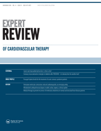 Cover image for Expert Review of Cardiovascular Therapy, Volume 14, Issue 11, 2016