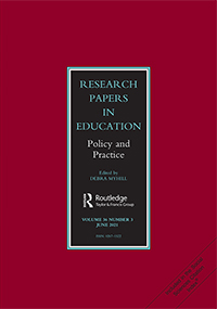 Cover image for Research Papers in Education, Volume 36, Issue 3, 2021