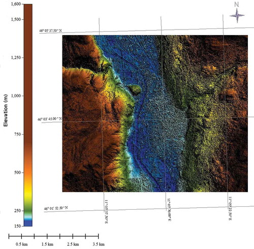 Figure 8. DSM obtained from GeoEye-1 imagery with DATE plug-in.