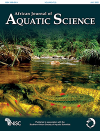 Cover image for African Journal of Aquatic Science, Volume 47, Issue 2, 2022