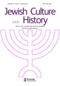 Cover image for Jewish Culture and History, Volume 16, Issue 2, 2015