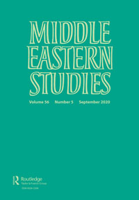 Cover image for Middle Eastern Studies, Volume 56, Issue 5, 2020