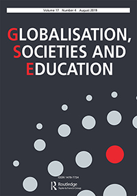 Cover image for Globalisation, Societies and Education, Volume 17, Issue 4, 2019