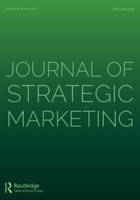 Cover image for Journal of Strategic Marketing, Volume 25, Issue 4, 2017