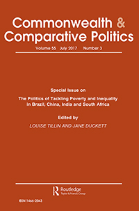 Cover image for Commonwealth & Comparative Politics, Volume 55, Issue 3, 2017