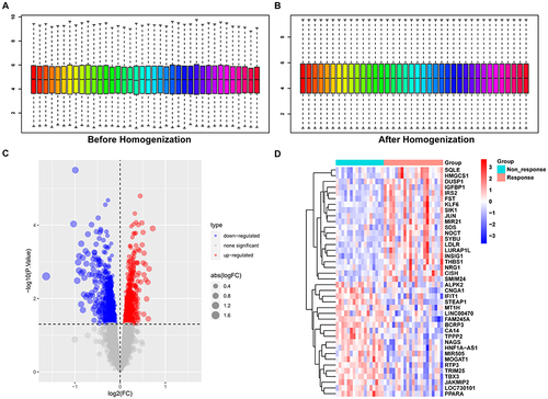 Figure 1 Identification of differentially expressed genes.