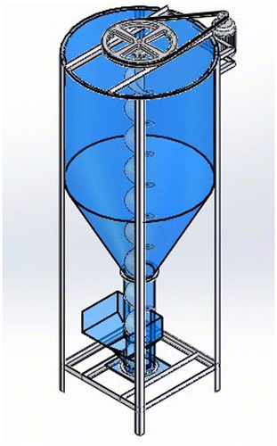 Figure 7. Model design of the mixer.